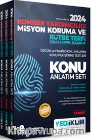 2024 Komiser Yardımcılığı Misyon Koruma ve Rütbe Terfi Sınavlarına Hazırlık Anayasa Hukuku - İnsan Hakları - İdare Hukuku - İdari Yargılama Usulü Hukuku Konu Anlatım Seti  (3 Kitap)