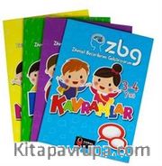 Limon Kıds ZBG / Zihinsel Becerilerimi Geliştiriyorum Seti 3-4 Yaş (4 Kitap)