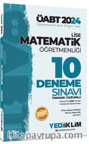 2024 ÖABT Lise Matematik Öğretmenliği Tamamı Çözümlü 10 Deneme Sınavı