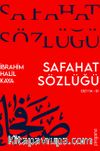 Safahat Sözlüğü Cilt 1 (A-B)