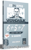 2024 KPSS Vatandaşlık Tamamı Çözümlü 6+5+7 Deneme