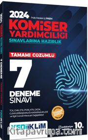2024 Polis Meslek İçi PAEM Komiser Yardımcılığı Sınavlarına Hazırlık Tamamı Çözümlü 7 Deneme Sınavı