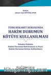 Türk Rekabet Hukukunda Hakim Durumun Kötüye Kullanılması