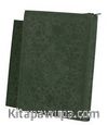 Kur’an-ı Kerim Hamid Aytaç Hatlı Cep Boy Fermuarlı Flok Kılıflı (Yeşil R.1651)