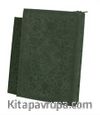 Kur’an-ı Kerim Hamid Aytaç Hatlı Çanta Boy Fermuarlı Flok Kılıflı (Yeşil R.1533)