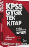 2024 KPSS Genel Yetenek Genel Kültür Ortaöğretim Önlisans Tek Kitap Modüler Konu Anlatım Föyleri