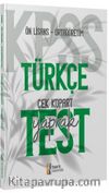 2024  KPSS Ortaöğretim Önlisans Türkçe Çek-Kopart Yaprak Test