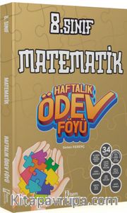 2024 Toys 8. Sınıf Matematik Haftalık Ödev Föyü