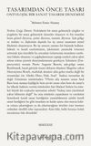 Tasarımdan Önce Tasarı & Ontolojik Bir Sanat Tasarım Denemesi