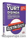 Meb Yurt Dışında Görevlendirilecek Öğretmenleri Seçme Sınavı Özetin Özeti 