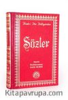 Sözler (şamua) / sırtı deri büyük boy (kod:001)