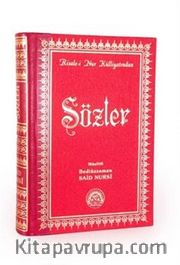 Sözler (şamua) / sırtı deri büyük boy (kod:001)