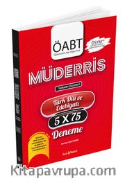 ÖABT Müderris Türk Dili Edebiyatı 5x75 Tamamı Çözümlü Deneme
