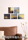 Full Frame Duvar Sanatları - İvan Ayvazovski - Mini Kanvas Set 5'li  (FF-DS315) 