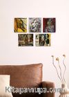 Full Frame Duvar Sanatları - Mini Kanvas - Pablo Picasso - Set 5'li  (FF-DS319)