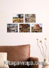 Full Frame Duvar Sanatları - Pieter Brueghel - Mini Kanvas Set 5'li (FF-DS321) 