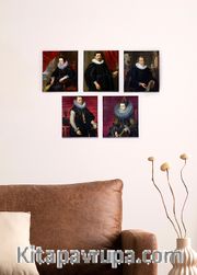 Full Frame Duvar Sanatları - Peter Paul Rubens - Mini Kanvas Set 5'li (FF-DS322) 