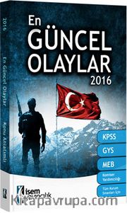 2016 KPSS En Güncel Olaylar Konu Anlatımlı 