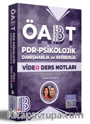 2024 ÖABT PDR - Psikolojik Danışmanlık ve Rehberlik Video Ders Notları