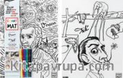 Funny Mat - Vincent Van Gogh ve Salvador Dalı (6'lı Kalem Hediyeli)