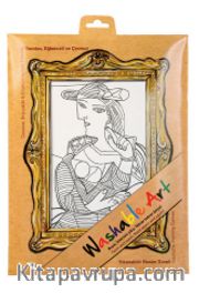 Funny Mat Washable Art - Pablo Picasso Seated Woman