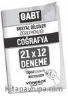 ÖABT Sosyal Bilgiler Öğretmenliği Coğrafya 21x12 Deneme Çözümlü