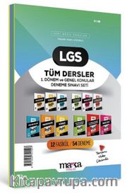 2025 LGS 1. Dönem ve Genel Konular Tüm Dersler Deneme Sınavı Seti 12 Fasikül 54 Deneme