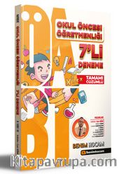 2024 ÖABT Okul Öncesi Öğretmenliği Tamamı Çözümlü 7'li Deneme 