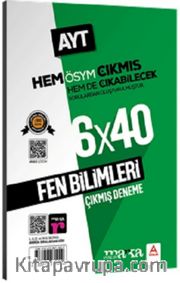 2025 AYT Fen Bilimleri ÖSYM Çıkmış ve Çıkabilecek Sorulardan Oluşturulmuş 6 Deneme Sınavı Tamamı Video Çözümlü