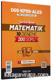 2025 DGS KPSS ALES Matematik 10 Deneme İlk 15 Soru
