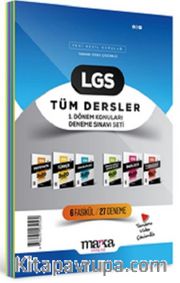 2025 LGS 1.Dönem Konuları Tüm Dersler Deneme Sınavı Seti 6 Fasikül 27 Deneme