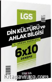 2025 LGS 1.Dönem Konuları Din Kültürü ve Ahlak Bilgisi 6 Deneme