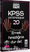 2024 Farkında İsem KPSS Aşina Vatandaşlık 20 Deneme