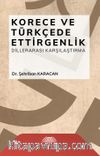 Korece ve Türkçede Ettirgenlik (Dillerarası Karşılaştırma) 