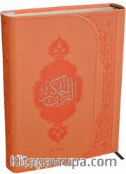 Kur'an-ı Kerim - Orta Boy - Termo Deri - Bilgisayar Hatlı (Turuncu)