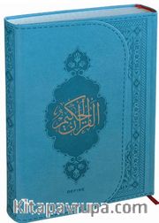 Kur'an-ı Kerim - Orta Boy - Termo Deri - Bilgisayar Hatlı (Turkuaz)