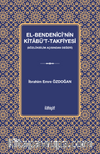el-Bendenîcî'nin Kitabü't-Takfiyesi  (Sözlükbilim Açısından Değeri)