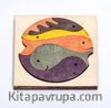 Montessori Ahşap Zeka Oyunları / w-Balık Puzzle