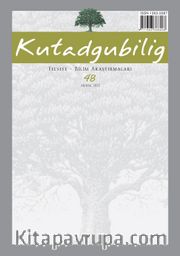 Kutadgubilig Felsefe-Bilim Araştırmaları Dergisi Sayı:48