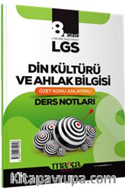 8. Sınıf LGS Din Kültürü ve Ahlak Bilgisi Özet Konu Anlatımlı Ders Notları 