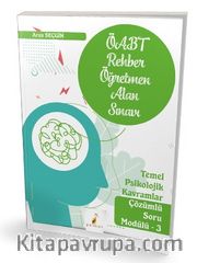 KPSS ÖABT Rehber Öğretmenliği Alan Sınavı Temel Psikolojik Kavramlar Çözümlü Soru Modülü 3