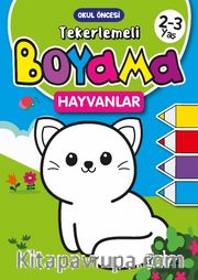 2-3 Yaş Tekerlemeli Boyama Hayvanlar