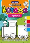 2-3 Yaş Tekerlemeli Boyama Taşıtlar 
