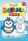 4-5 Yaş Neşeli Boyama Hayvanlar