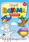 4-5 Yaş Neşeli Boyama Meslekler