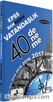 2016 KPSS Bambaşka Vatandaşlık 40 Deneme