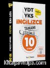 YDT YKS İngilizce Tamamı Çözümlü 10 Deneme