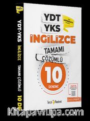 YDT YKS İngilizce Tamamı Çözümlü 10 Deneme