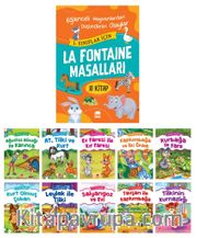 La Fontaine Masalları (10 Kitap Takım - Büyük Boy)