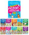 Ezop Masalları Seti 1 ve 2. Sınıflar için Düz Yazılı (10 Kitap Takım, Büyük Boy)